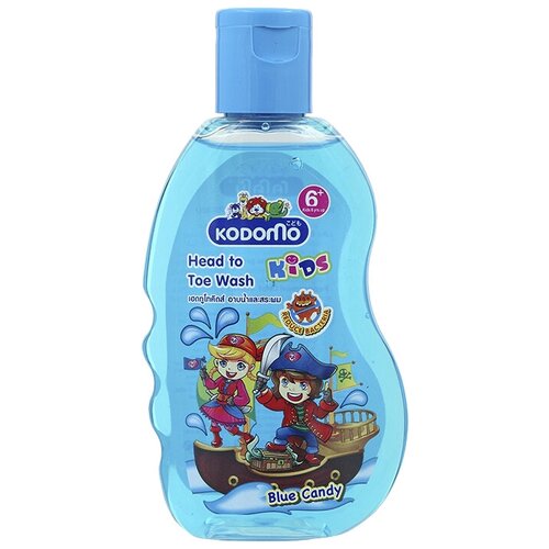 KODOMO Средство для купания Blue candy, 200 мл