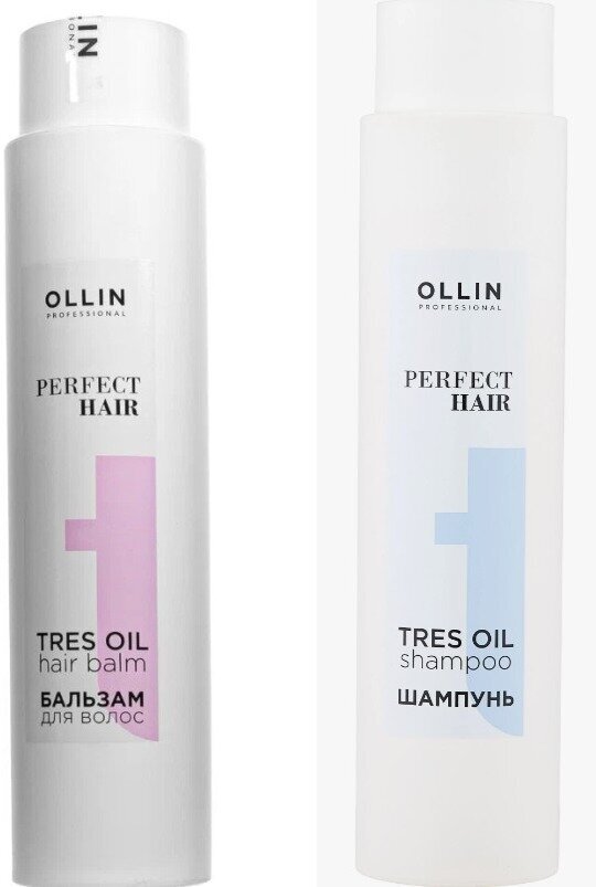 Набор Ollin perfect hair Шампунь 400 мл+бальзам 400 мл.