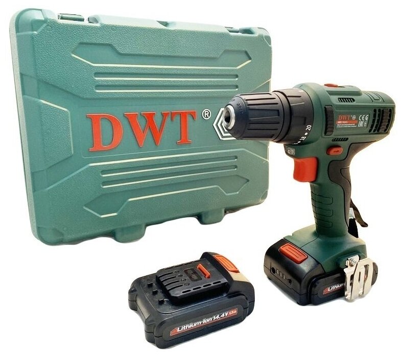 DWT Шуруповерт аккумуляторный DWT ABS-14,4 L-2 BMC