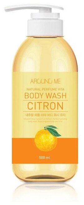 Гель для душа Around me Citron, 500 мл, 500 г