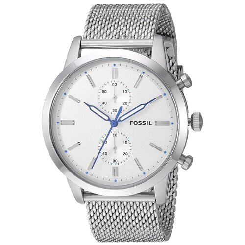 Наручные часы FOSSIL Townsman FS5435, серебряный, белый наручные часы fossil коричневый черный