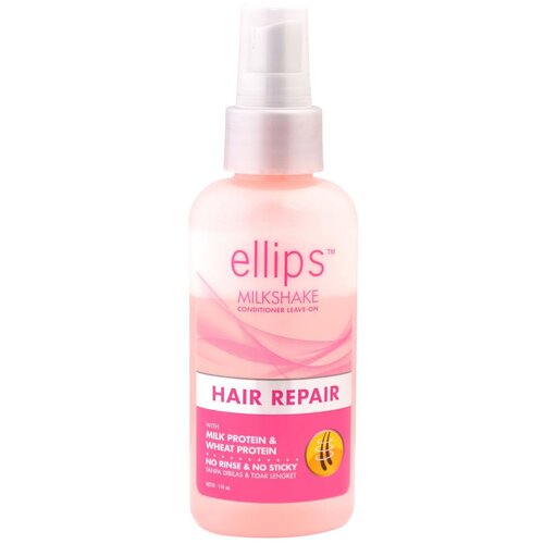 Ellips Hair Vitamin несмываемый спрей-кондиционер для волос Milkshake Hair Repair восстанавливающий, 110 мл несмываемый уход ellips hair vitamin hair repair масло для сильно поврежденных волос