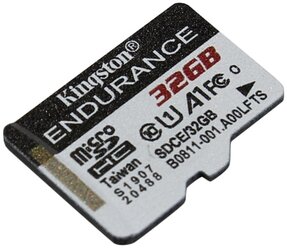 Карта памяти Kingston SDCE 32 GB, чтение: 95 MB/s, запись: 30 MB/s, серый/черный