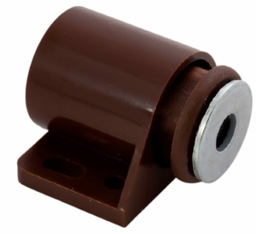 Европартнер Защелка магнитная цилиндр. коричневая + отв. планка1 шт. 16 3197 1