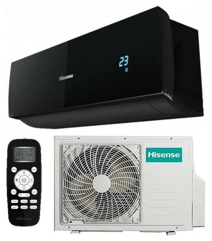 Инверторная сплит система Hisense AS-11UR4SYDDEIB15 Black Star DC Inverter