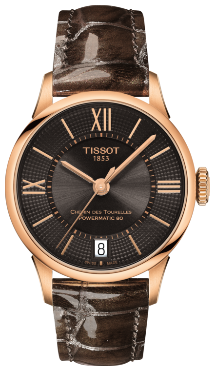 Наручные часы TISSOT T-Classic, золотой, черный