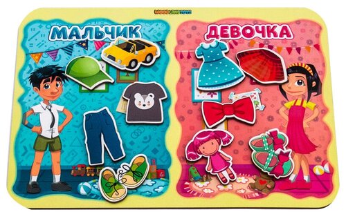 Настольная игра Woodland Какая разница? Мальчик-девочка