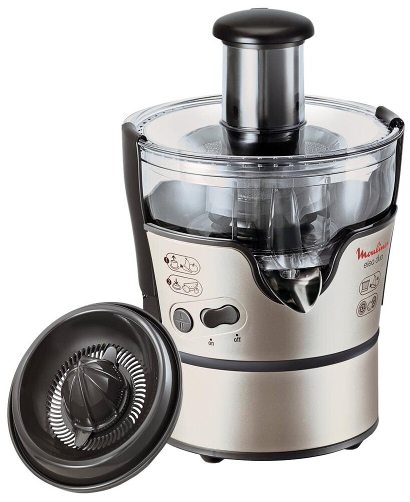 Соковыжималка центрифужная Moulinex Elea Duo JU385H30