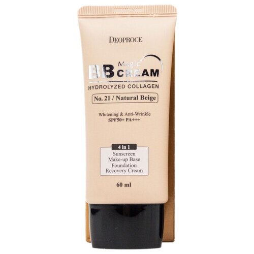 Deoproce BB крем Magic, SPF 50, 60 мл/60 г, оттенок: 21 natural beige