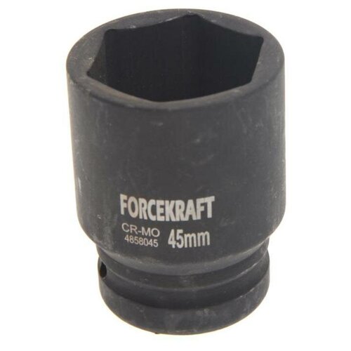 Торцевая головка ForceKraft FK-4858045 головка ударная 1 80мм 12гр forcekraft fk 48880