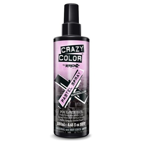 Crazy Color Краситель прямого действия Pastel Spray, Marshmallow, 250 мл