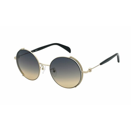 Солнцезащитные очки Tous, круглые, оправа: металл, для женщин, золотой