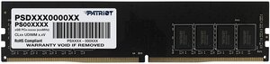 Модуль памяти DDR4 4GB Patriot Memory PSD44G213381 PC-17000 2133MHz CL15 1.2V SR RTL