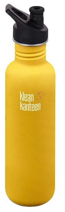 Бутылка Klean Kanteen Classic Sport Lemon Curry, 800 мл