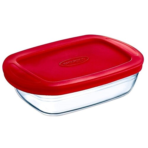 Блюдо прямоугольное с крышкой O CUISINE 23x15x6.5см 1.1л,PYREX