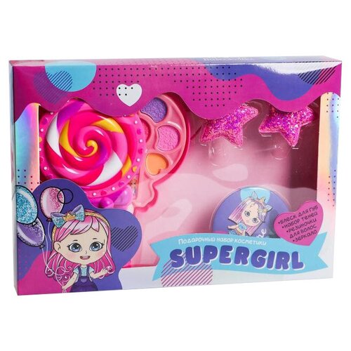 Набор детской косметики и аксессуаров Super girl 5079143