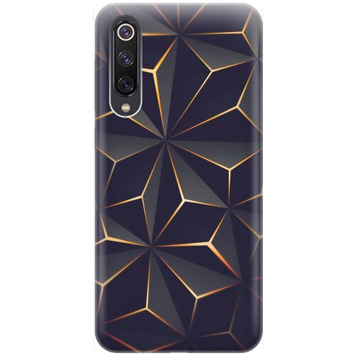 фото Re:pa накладка transparent для xiaomi mi 9 se с принтом "графитовый узор"
