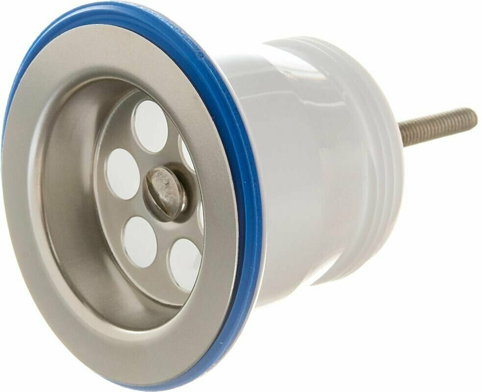 Выпуск Unicorn 1.1/2" нерж чашка диам.70 мм, винт 80 мм. Юникорн E33 ,4 шт