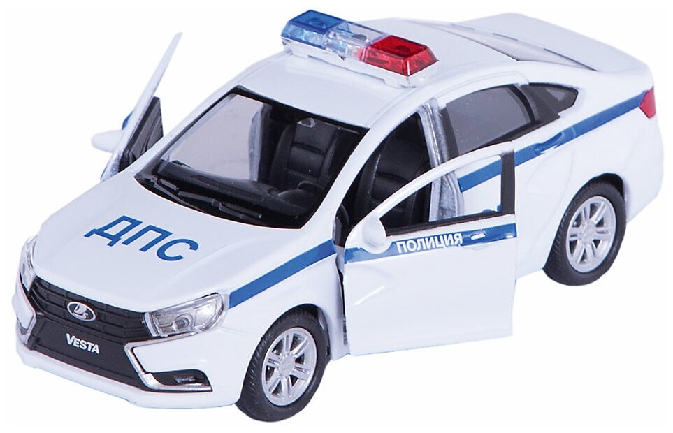 Полицейский автомобиль Welly Lada Vesta ДПС (43727PB)