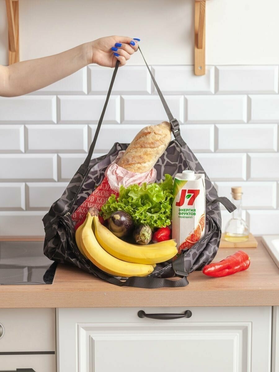 Сумка спортивная , 5 л, 40х25х40 см, ручная кладь, коричневая — фото 1