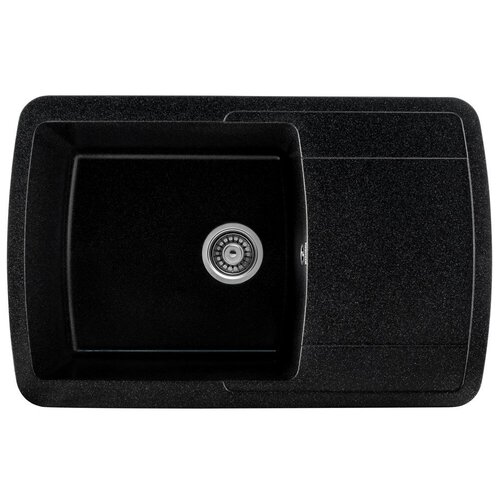 Врезная кухонная мойка 77х49.5см, Gerhans B29, 22 черный
