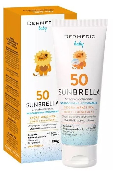 Молочко DERMEDIC Солнцезащитное для детей SPF 50, 100 г