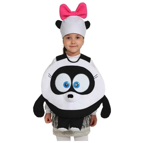 фото Карнавальный костюм "панди" (смешарики), 3-5 лет, р.26-30, рост 92-116 см mikimarket