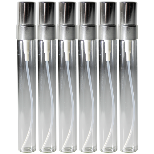 фото Флаконы для духов aromaprovokator стекло, спрей черный пластик 10 ml набор 36 шт