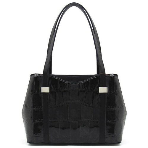 фото Сумка женская оливи 424 черн/черепаха olivi