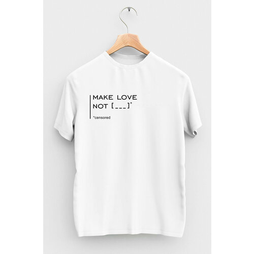 Футболка, хлопок, размер M, белый