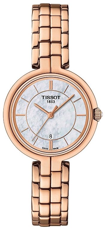 Наручные часы TISSOT T-Lady, золотой, розовый