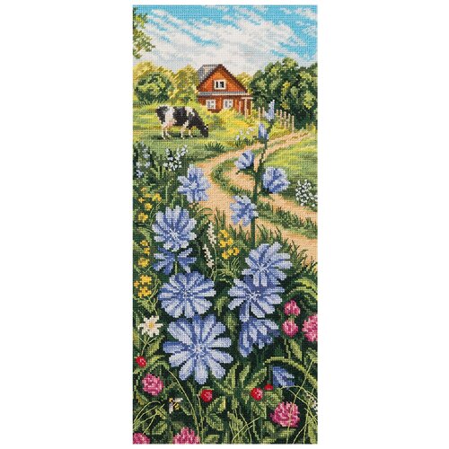 фото Набор для вышивания panna "дикий цикорий" 13.5x32 см