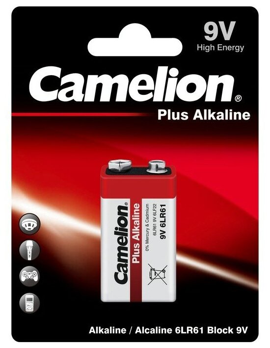 Батарейка Camelion Plus Alkaline 6LR61