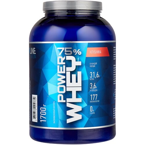 Протеин RLINESportNutrition Power Whey, 1700 гр., клубника