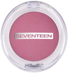 Seventeen Румяна компактные Natural Matte Silky Blusher, 04 Rose