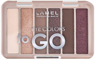 Lamel Professional Палетка теней Eye Colors to GO 403 gold our