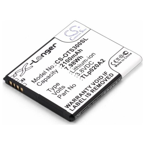 фото Аккумулятор для телефонов alcatel one touch 5050x, 5050y pop s3 cameron sino