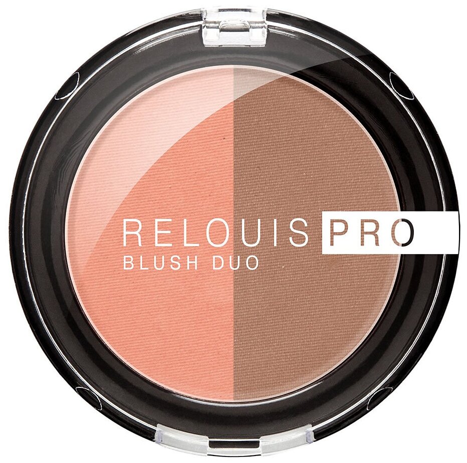 Румяна для лица `RELOUIS` `RELOUIS PRO` BLUSH DUO компактные тон 203