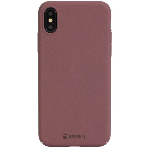 фото Чехол-накладка krusell sandby cover для apple iphone x/xs темно-красный