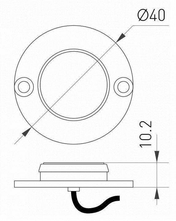 Светильник ART-DECK-LAMP-R40-1W Day4000 (SL, 120 deg, 12-24V) (Arlight, IP67 Металл, 3 года) - фотография № 8