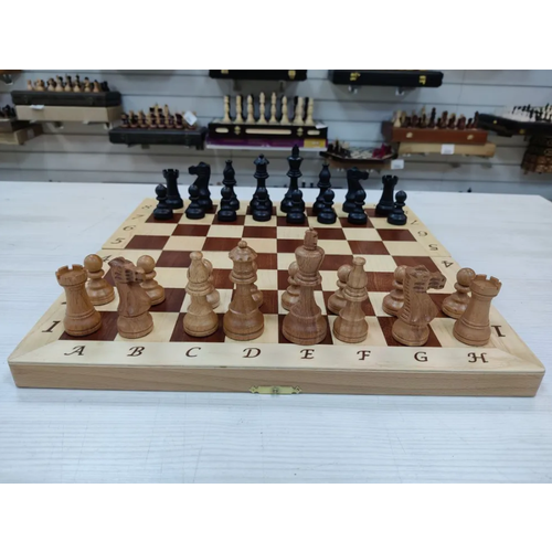 Шахматы деревянные Суприм с утяжелением шахматы турнир красное дерево с утяжелением