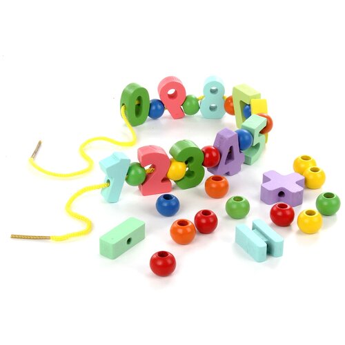 Развивающая игрушка Фабрика Фантазий Цифры (89410), голубой/зеленый/розовый