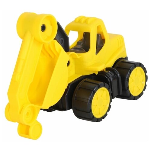 Машинка детская Маленький Экскаватор желтый 17х10х23 см