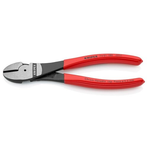 Бокорезы Knipex 74 01 180 180 мм красный knipex kn 7401180 красный