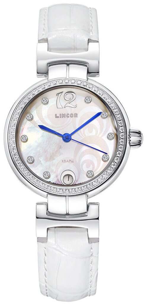 Наручные часы LINCOR 1247S6L1, белый, серебряный