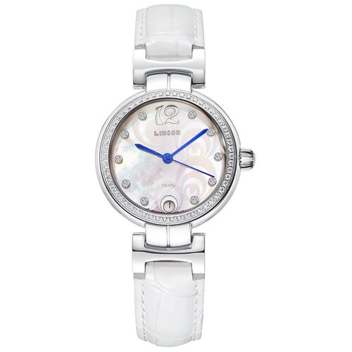 фото Наручные часы lincor 1247s6l1, белый, серебряный