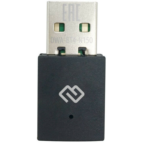 Сетевой адаптер Wi-Fi + Bluetooth Digma DWA-BT4-N150 N150 USB 20 (ант внутр) 1ант (упак:1)