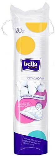 Ватные диски «Bella cotton» 120 шт.