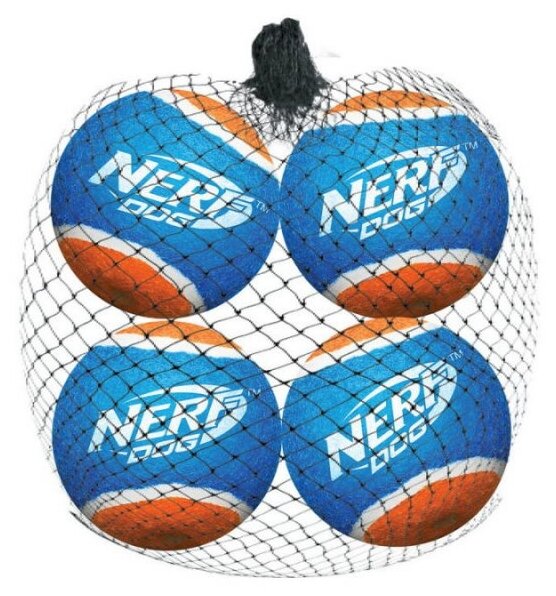 Nerf РП Мяч теннисный для бластера, 6 см (4 шт.)