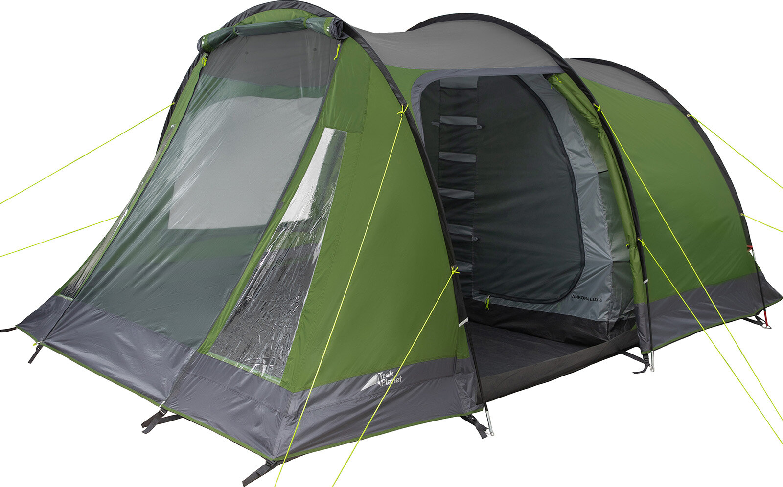 Палатка четырехместная TREK PLANET Ankona Lux 4, цвет: зеленый
